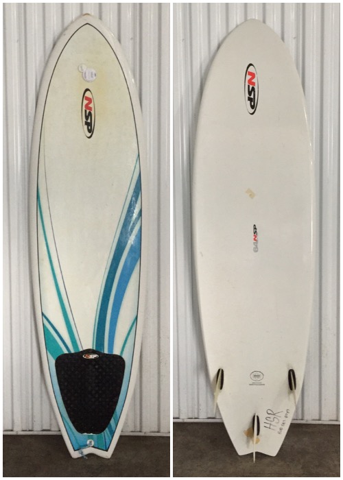 6'4" NSP Fish - Hawaii Surfboard Rentals